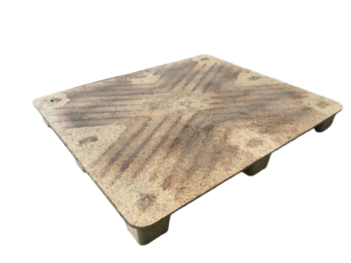 heavy duty Flat surface presswood pallet, made from farm waste, size 1200x1200mm, weight 22kg