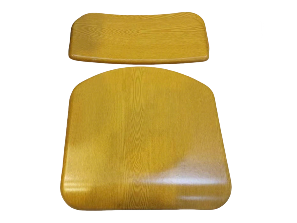 Presswood, molded kids desk and chair boards,