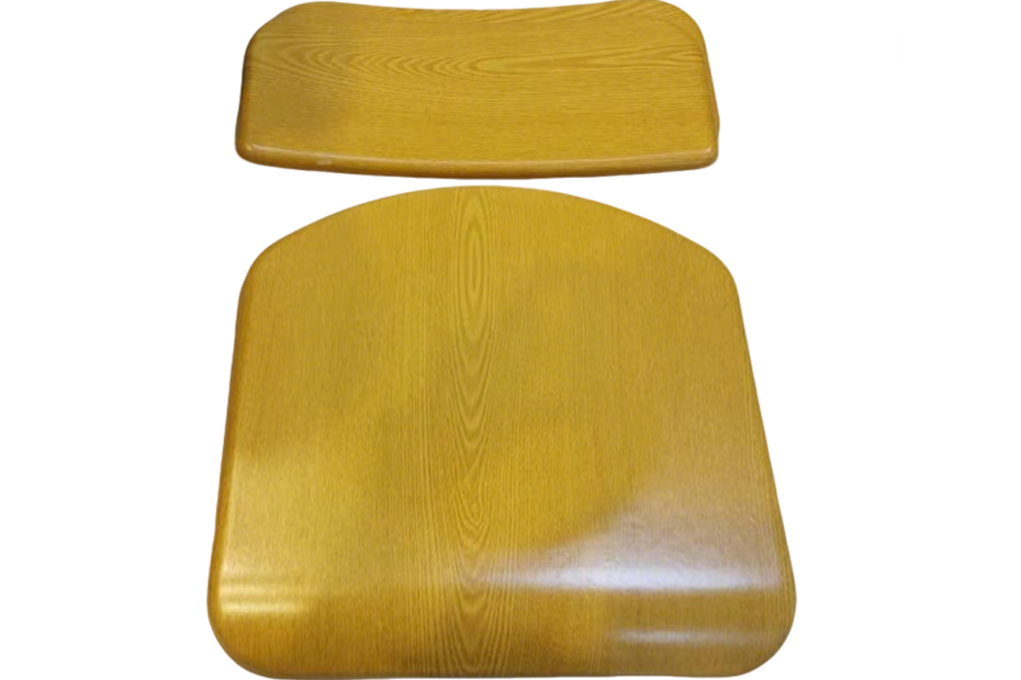 Presswood, molded kids desk and chair boards,